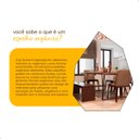 Ver imagem 6 de Espelho Orgânico Decorativo Grande Pinterest 60x110 Mod Prisma Caramelo