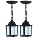 Ver imagem 1 de 2 Pendentes Luminárias de Teto Colonial Vintage Preto E27 Interno Externo 110v 220v Dital