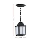 Ver imagem 3 de 2 Pendentes Luminárias de Teto Colonial Vintage Preto E27 Interno Externo 110v 220v Dital