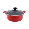 Jogo Panelas Vermelho Cerâmica com Talher Javali Aal 16a24cm - 3