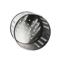 Porta Talheres Redondo Organizador em Aço Inox 10x16,5cm - 4