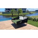 Ver imagem 1 de Chaise Quadrada Maldivas Em Corda Náutica - Tecido Duna Bandeira