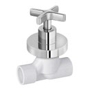 Ver imagem 1 de Kit 3 Registros de Pressão Basetec Pvc Cerâmico 25 Mm com Acabamento Invicta Docol