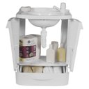 Ver imagem 3 de Kit com 4 Gabinetes para Banheiro em Plástico com Lavatório Fit sem Torneira Astra