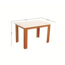 Ver imagem 3 de Mesa Retangular Luiza Mdf 120 Cm