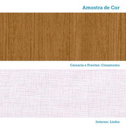 Guarda-roupa Casal 164,10cm 6 Portas 2 Gavetas com Espelho 100% Mdf Papoulas Espresso Móveis - 5