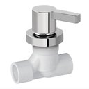 Ver imagem 1 de Kit 3 Registros Base Basetec Pvc Cerâmico 25 Mm com Acabamento Chess Docol