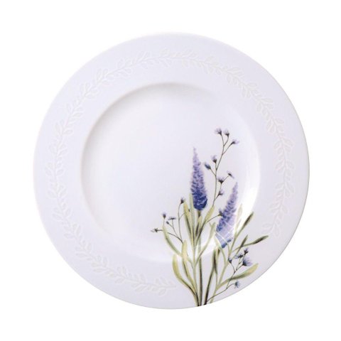 Prato Raso Tramontina Lilla Porcelana Decorada 28cm Tramontina