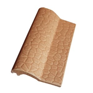 Kit 4 Bordas P/ Piscina Mosaico Bege 12x25 1m Linear