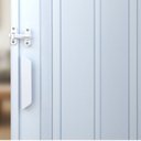 Ver imagem 5 de Kit com 3 Portas Sanfonadas de PVC 210x84cm Branco/Gelo Bariri