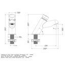 Ver imagem 2 de Kit 3 Torneiras para Banheiro de Mesa Docol Pressmatic 110 1/2" Chrome