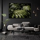 Ver imagem 2 de Quadro Decorativo Planta Costela de Adão Horizontal Com Moldura Sem Vidro 60X90