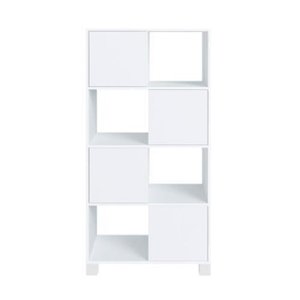 Armario Com 4 Portas E 8 Nichos Wally- ARTANY - Branco