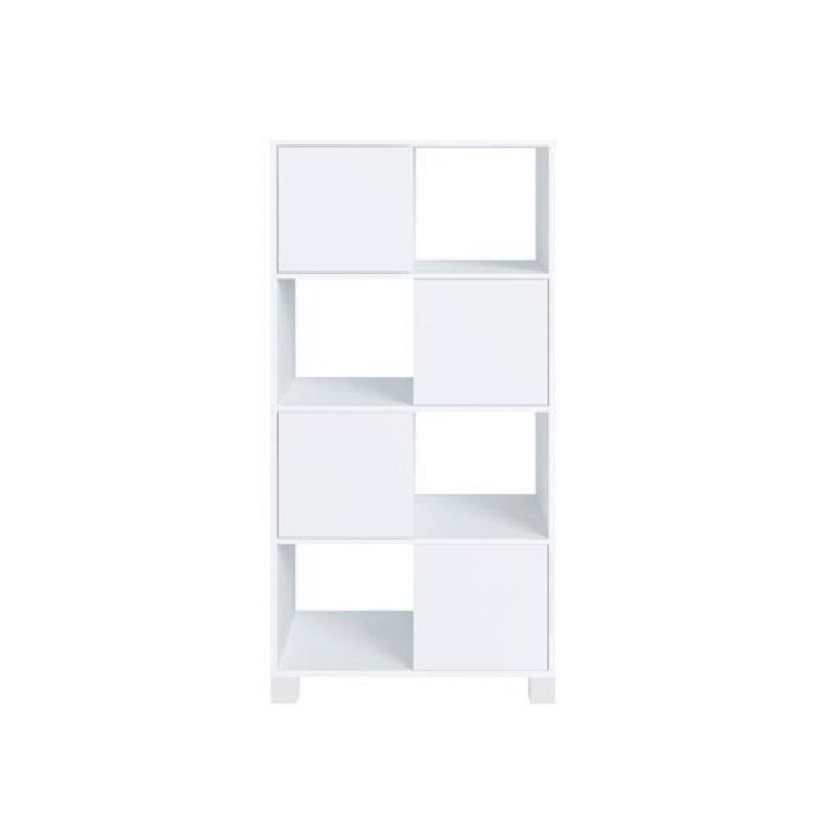 Armario Com 4 Portas E 8 Nichos Wally- ARTANY - Branco