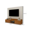 Ver imagem 3 de Painel Home Conquest Com Prateleira De Vidro TV até 75 Polegadas Luapa Móveis