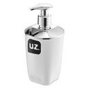 Ver imagem 1 de Porta Sabonete Liq. Premium Branco Metalizado de Plastico Uz