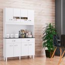 Ver imagem 3 de Cozinha Kit Manu 8 Portas Branco – Poquema