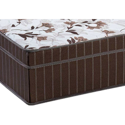 Colchao Casal D45 Perola Marrom Listrado 138x188x24 - 2