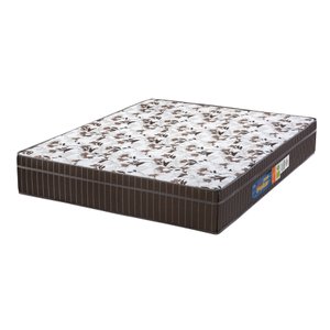 Colchao Casal D45 Perola Marrom Listrado 138x188x24