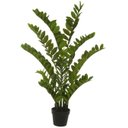 Ver imagem 1 de Planta Artificial Arvore Zamioculca Real Toque C/pote X232 Verde 1,1cm