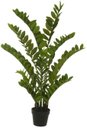 Ver imagem 1 de Planta Artificial Arvore Zamioculca Real Toque C/pote X232 Verde 1,1cm