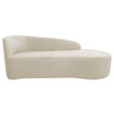 Ver imagem 3 de Kit Sofá Curvo França 140cm Ld. e Poltrona Luiza Max Conforto, Bouclé Bege