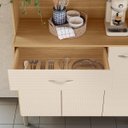 Ver imagem 5 de Armário Cozinha Compacta Apolo com 6 Portas e 1 Gaveta em Mdp Freijó/soft - Kits Paraná
