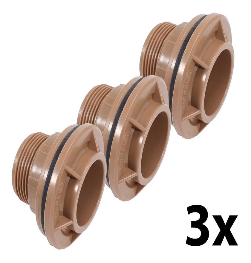 Adaptador Roscável Flange Anel Vedação 32mm 1" Tigre 3 Uni - 1