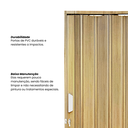 Ver imagem 4 de Kit com 2 Portas Sanfonadas de Pvc 210x84cm