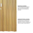 Ver imagem 5 de Kit com 2 Portas Sanfonadas de Pvc 210x84cm