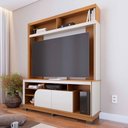 Ver imagem 1 de Estante para Tv até 65 Polegadas Belaya 2 Portas Freijó/off White Matte - Colibri
