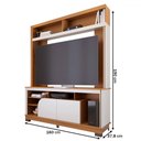 Ver imagem 4 de Estante para Tv até 65 Polegadas Belaya 2 Portas Freijó/off White Matte - Colibri