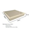 Cama King sob Medida Tt 201cmx208cm 100% Mdf Casa Lar Cor:titânio - 3