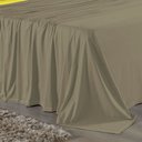 Ver imagem 3 de Jogo de Cama Casal Viúva Nobre 4 Peças Malha 100% Algodão - Avelã / Amarelo