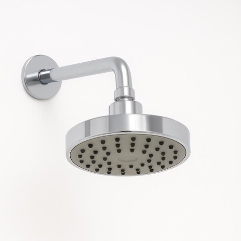 Chuveiro Ducha Redondo 110mm Alta Pressão Aquecedor Gás