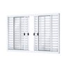 Jlt Veneziana 6 Folhas sem Grade Vidro Liso Branco - Economica - 100x150 (0413) - 1