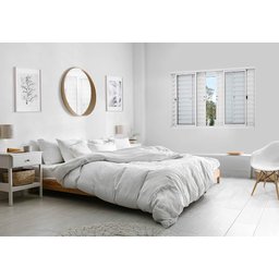 Jlt Veneziana 6 Folhas sem Grade Vidro Liso Branco - Economica - 100x150 (0413) - 4