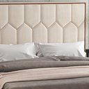 Ver imagem 5 de Cabeceira Estofada Cama Box Queen 1,60 Aura para Quarto em Linho Rústico Claro - Larbelle