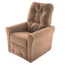 Ver imagem 2 de Poltrona Reclinável Clio em Veludo com 3 Posições Matrix