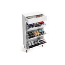 Ver imagem 4 de Sapateira Organizadora 3 Portas 1 Gaveta Italia Branco - Rede Móveis