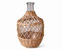 Ver imagem 1 de Vaso em Vidro c/ Fibra Natural 16849 Mart
