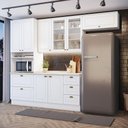 Ver imagem 1 de Cozinha Compacta 4 Peças C/ Aéreo Basculante Branco