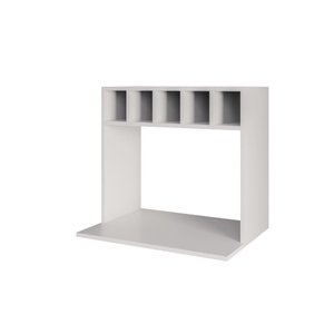 Aéreo Lisa para Micro-ondas com Adega Branco - Belliv Decor