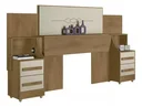 Ver imagem 2 de Cabeceira Síria Extensiva para Cama Box Casal/queen/king - 3 Cores:cinamomo/offwhite