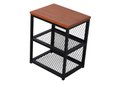 Ver imagem 5 de Mesa de Cabeceira Ferro Madeira Tipo Industrial Multiuso Sapateira