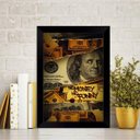 Ver imagem 1 de Quadro Decorativo Dollar No Money No Funny 45x34cm