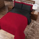 Ver imagem 1 de Edredom De Casal 1 Peça Dupla Face Matelado Coberta Inverno Aconchego