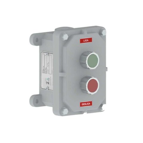 Botoeira Exd Lig.(vd) / Desl.(vm) 1na + 1nf - Npt