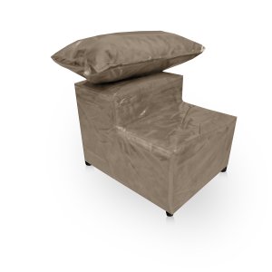 Escada Escadinha 2 Degraus para Maca Estetica Tatuagem com Almofada Resistente + Capa Protetora Luxo
