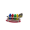 Ver imagem 2 de Brinquedo Educativo Cavalinhio Balanço Pinos de Encaixe